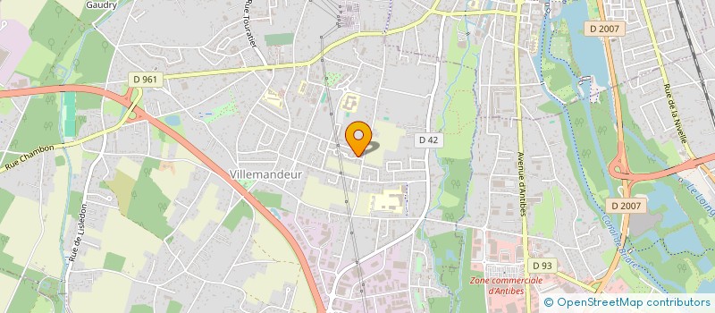 localisation de l'entreprise MONSIEUR MARWEN FKIRI à VILLEMANDEUR