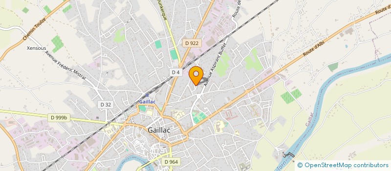 localisation de l'entreprise MONSIEUR MARWEN HADJ AMOR  GAILLAC