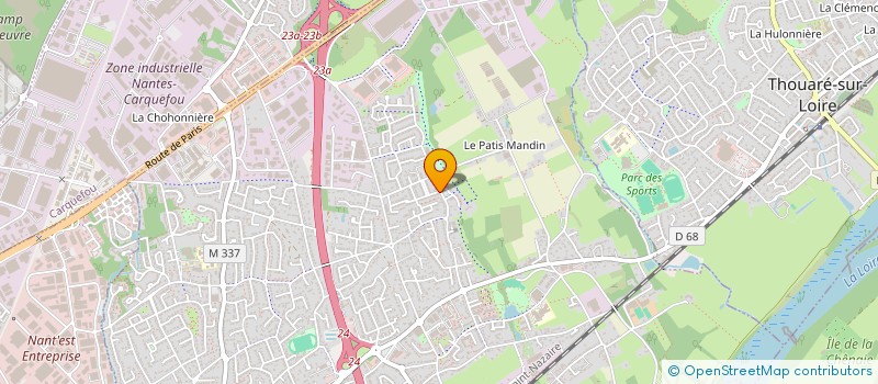 localisation de l'entreprise MONSIEUR MARWEN MESSAOUD  SAINTE-LUCE-SUR-LOIRE