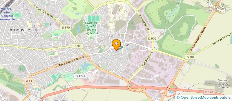 localisation de l'entreprise MONSIEUR MARWEN SAHBANI  GONESSE