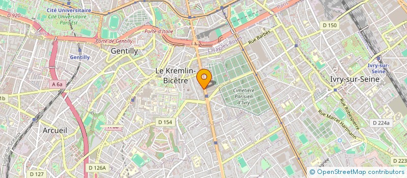 localisation de l'entreprise MONSIEUR MARWEN SALLEM à LE KREMLIN-BICETRE