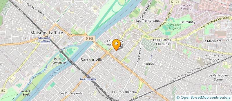 localisation de l'entreprise MONSIEUR MARWEN SHILI à SARTROUVILLE