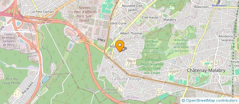 localisation de l'entreprise MONSIEUR MARWEN TAHA  CHATENAY-MALABRY