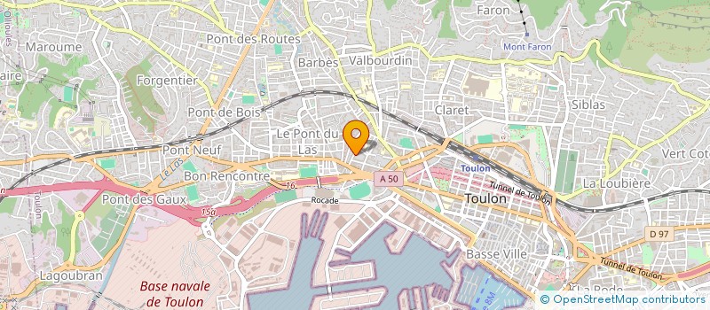 localisation de l'entreprise MONSIEUR MARWEN TARRES  TOULON