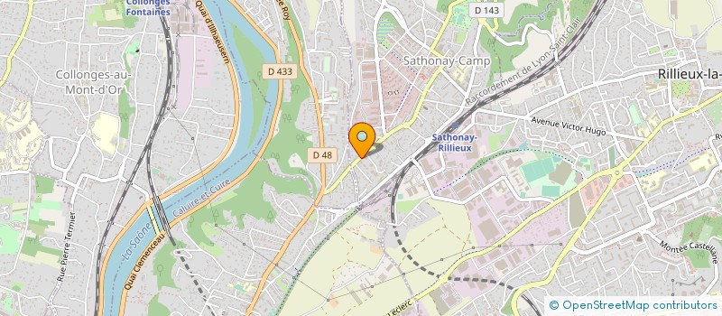 localisation de l'entreprise MONSIEUR MARWIN DREUMONT  SAINT-FONS