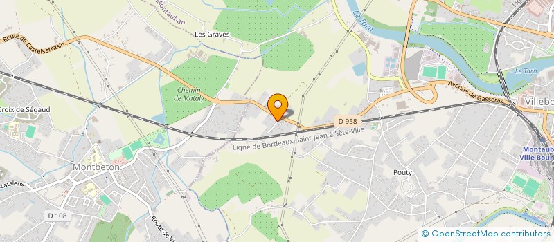 localisation de l'entreprise MONSIEUR MARWIN LASGUES à MONTAUBAN