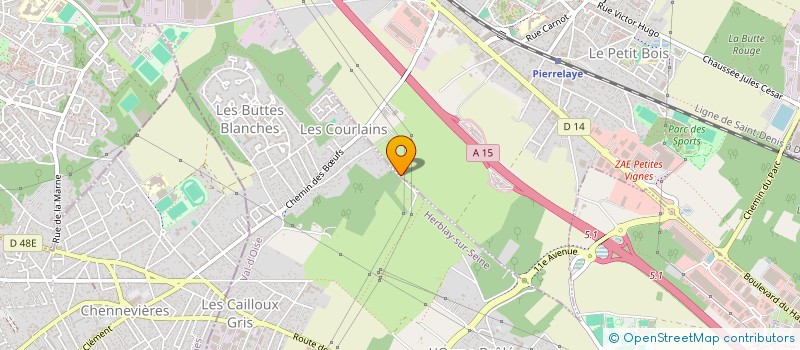 localisation de l'entreprise MONSIEUR MARWIN LOROT à PIERRELAYE