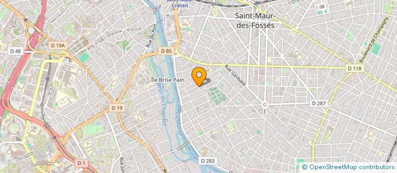 localisation de l'entreprise MONSIEUR MARXOLLAND KIVOUVOU BOUSSI à SAINT-MAUR-DES-FOSSES