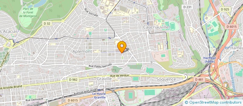 localisation de l'entreprise MONSIEUR MARY SAWANEH à LE HAVRE