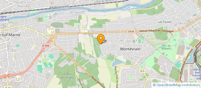 localisation de l'entreprise MONSIEUR MARYAN DAZA  MONTEVRAIN