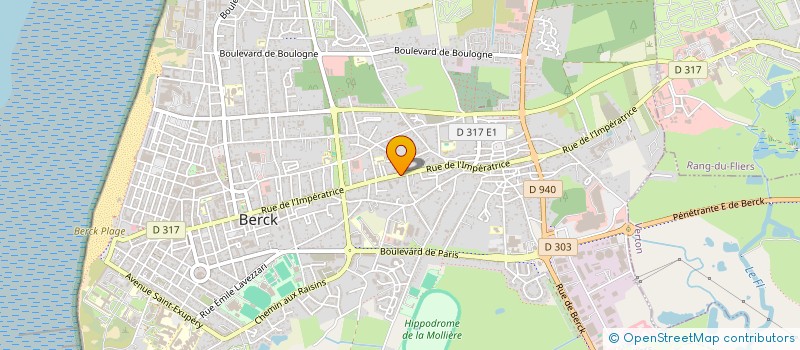 localisation de l'entreprise MONSIEUR MARYAN HENRY  BERCK