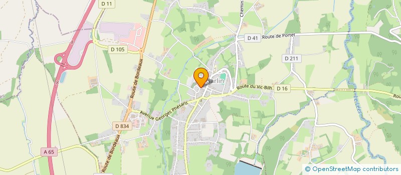 localisation de l'entreprise MONSIEUR MARYAN-JACQUES FAVRE  GARLIN