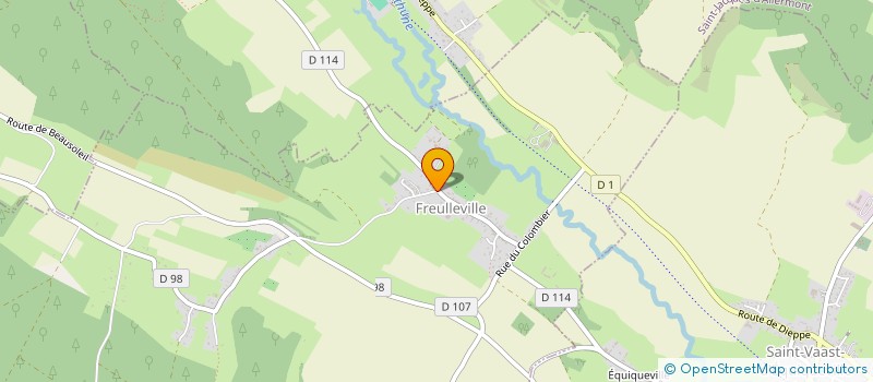 localisation de l'entreprise MONSIEUR MARYAN ROCHE  FREULLEVILLE