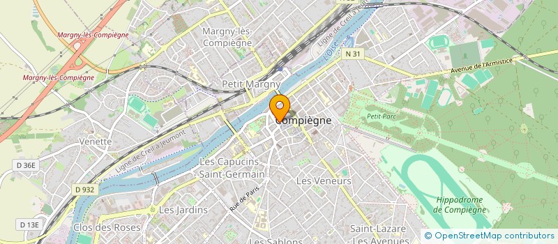 localisation de l'entreprise MONSIEUR MARYVONNE MAERTENS à COMPIEGNE