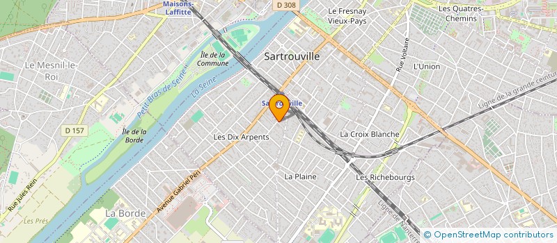 localisation de l'entreprise MONSIEUR MARZEC PIOTR à SARTROUVILLE