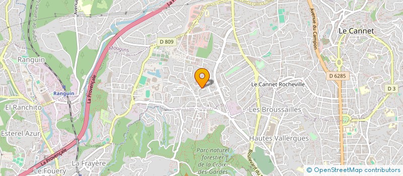 localisation de l'entreprise MONSIEUR MARZIO SEGARICCI à LE CANNET