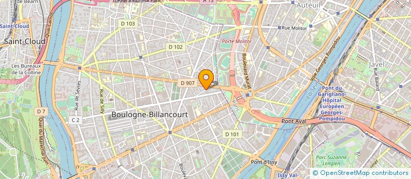 localisation de l'entreprise MONSIEUR MASAHIKO KURIKI à BOULOGNE-BILLANCOURT