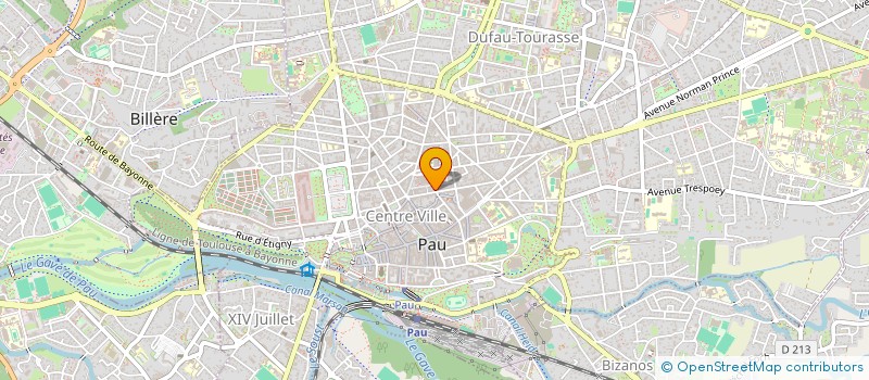 localisation de l'entreprise MONSIEUR MASAKAZU OGAWA  PAU