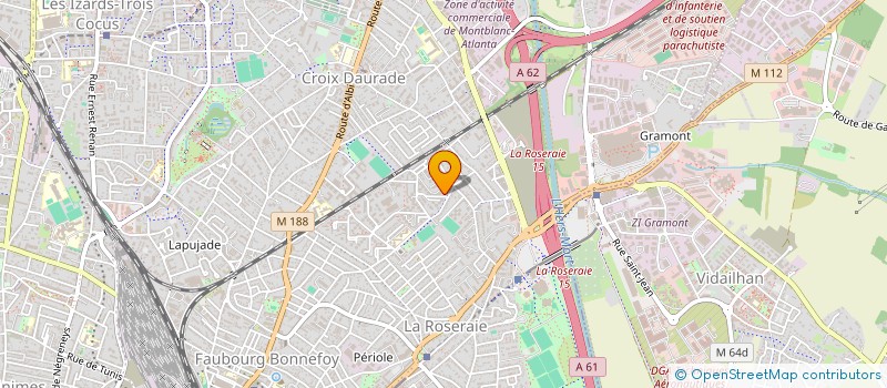 localisation de l'entreprise MONSIEUR MASALLAH AGLAR à TOULOUSE