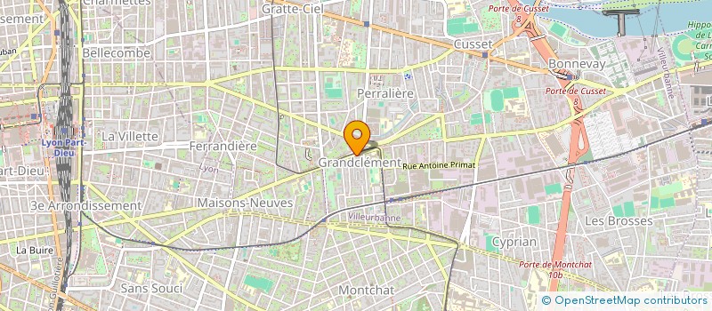 localisation de l'entreprise MONSIEUR MASAOUD IBN EL HABHAB  VILLEURBANNE