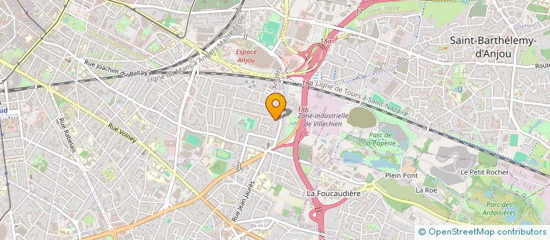 localisation de l'entreprise MONSIEUR MASCUUD ALI SHARIFF à ANGERS