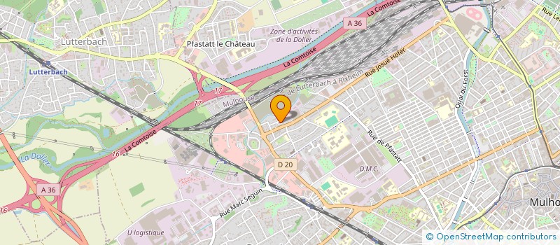 localisation de l'entreprise MONSIEUR MASHAL NADERI  MULHOUSE