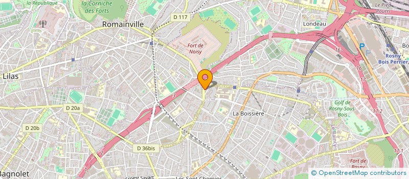 localisation de l'entreprise MONSIEUR MASHOK AHMED à ROMAINVILLE