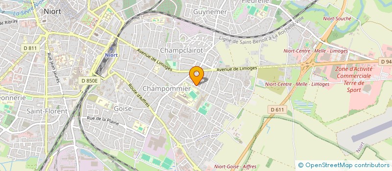 localisation de l'entreprise MONSIEUR MASIHULLAH HOTAK à NIORT