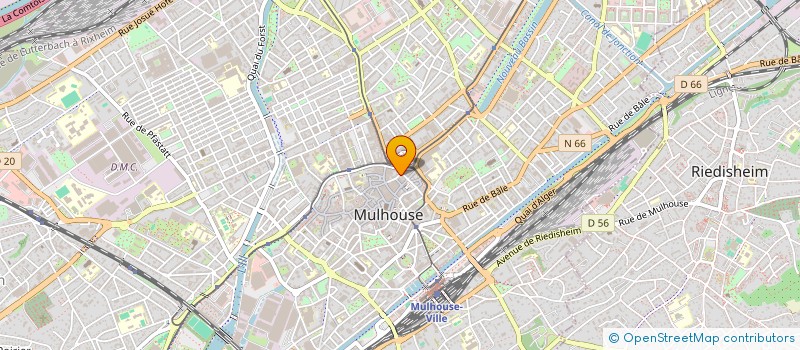 localisation de l'entreprise MONSIEUR MASIHULLAH MAMOND  MULHOUSE