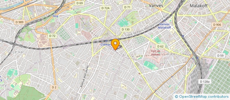 localisation de l'entreprise MONSIEUR MASIHULLAH SAFI  MALAKOFF