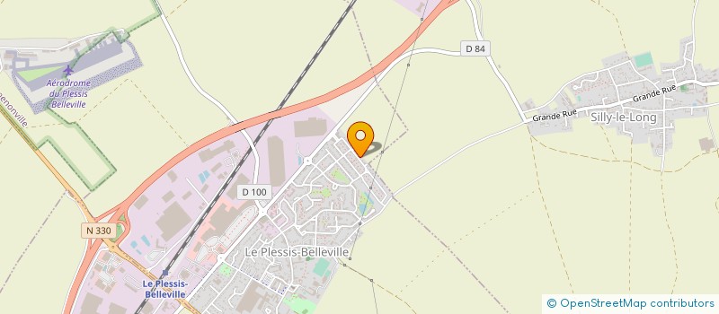 localisation de l'entreprise MONSIEUR MASNEL JEAN-PIERRE  LE PLESSIS-BELLEVILLE