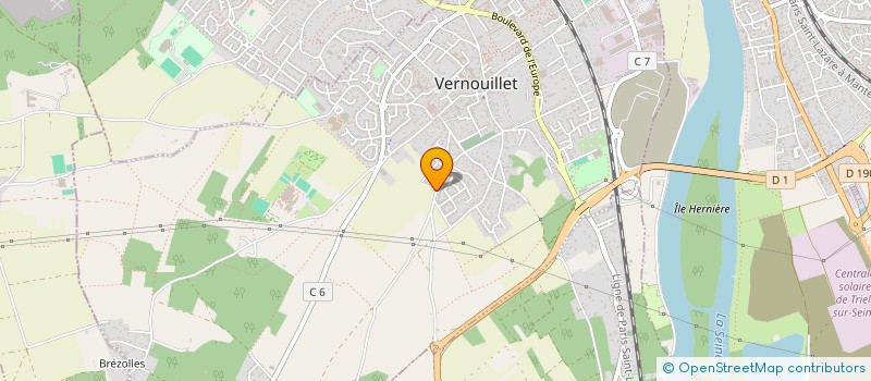 localisation de l'entreprise MONSIEUR MASON DEPLECHIN  VERNEUIL-SUR-SEINE