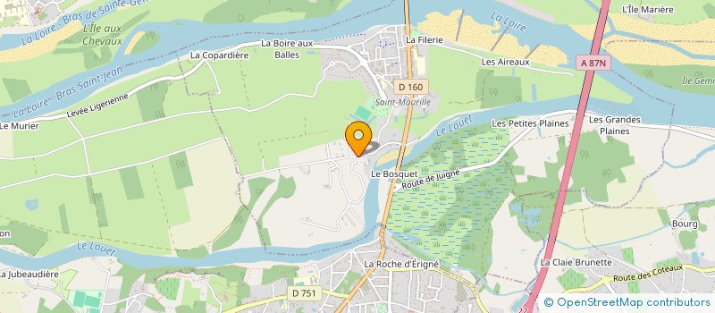localisation de l'entreprise MONSIEUR MASON FLEURY à LES PONTS-DE-CE