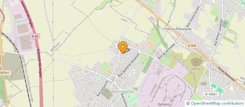 localisation de l'entreprise MONSIEUR MASON HELFRIED  MAZINGARBE