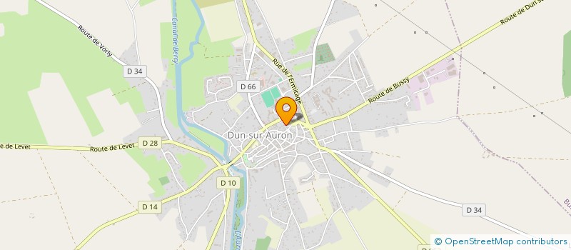 localisation de l'entreprise MONSIEUR MASON POUGHON  DUN-SUR-AURON