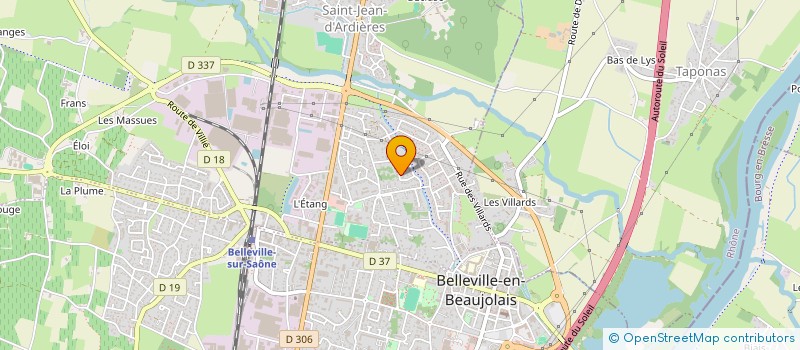 localisation de l'entreprise MONSIEUR MASOOD FEDA  BELLEVILLE-EN-BEAUJOLAIS