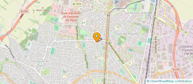 localisation de l'entreprise MONSIEUR MASOUD AZIZI à DIJON