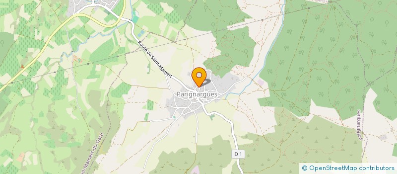 localisation de l'entreprise MONSIEUR MASSA COULIBALY  PARIGNARGUES