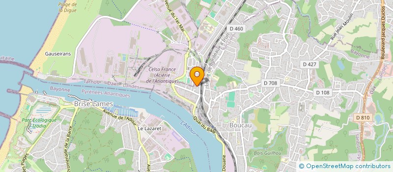 localisation de l'entreprise MONSIEUR MASSA OUATTARA  BOUCAU