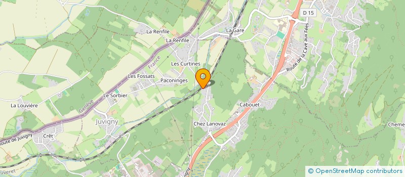 localisation de l'entreprise MONSIEUR MASSAI FEUGIER  JUVIGNY