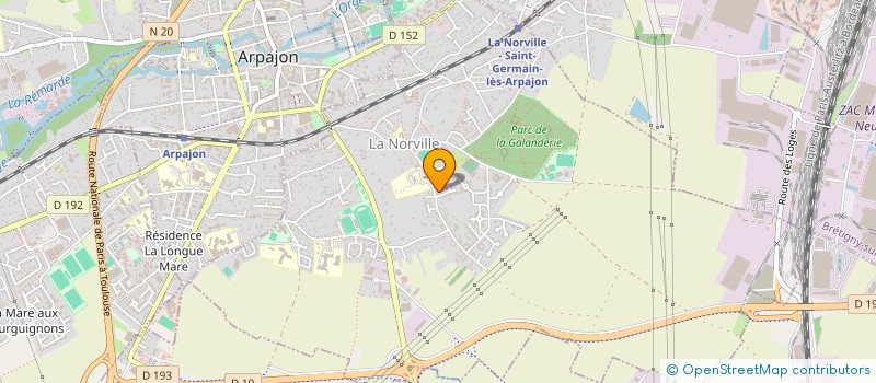 localisation de l'entreprise MONSIEUR MASSAI ROUSSALINO  LA NORVILLE