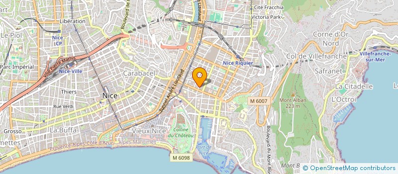 localisation de l'entreprise MONSIEUR MASSAMBA DIOUF à NICE