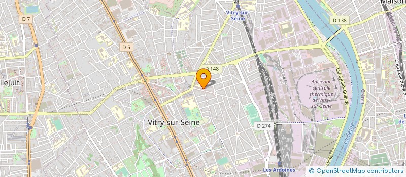 localisation de l'entreprise MONSIEUR MASSAMBA LUKULASI à VITRY-SUR-SEINE