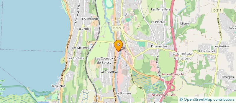 localisation de l'entreprise MONSIEUR MASSAMBA M'BAYE  VIVIERS-DU-LAC