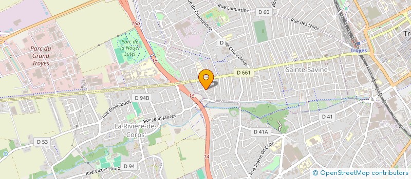 localisation de l'entreprise MONSIEUR MASSAMBA POCIECKA  SAINTE-SAVINE