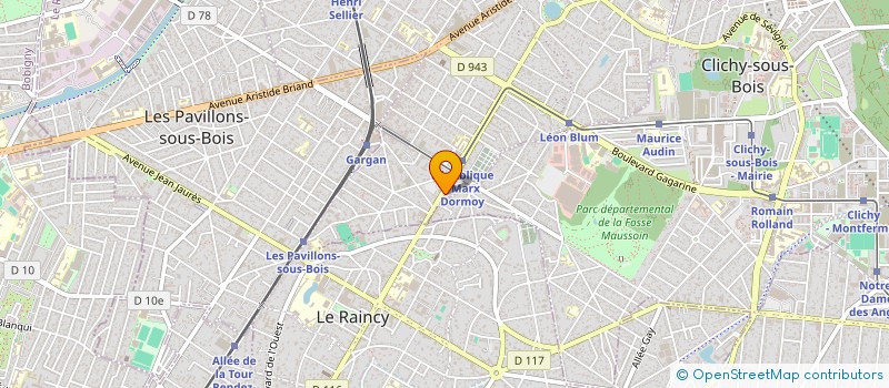 localisation de l'entreprise MONSIEUR MASSI MEZIANI  LIVRY-GARGAN