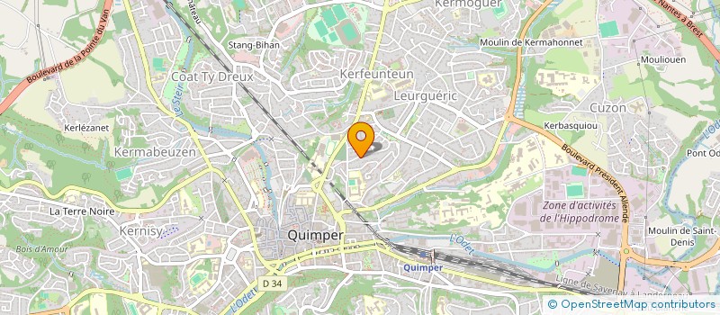 localisation de l'entreprise MONSIEUR MASSIL BENBOURICHE à QUIMPER