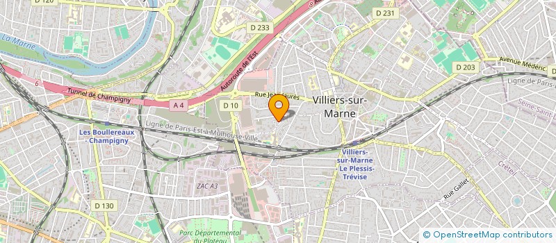 localisation de l'entreprise MONSIEUR MASSILA CAMARA à VILLIERS-SUR-MARNE