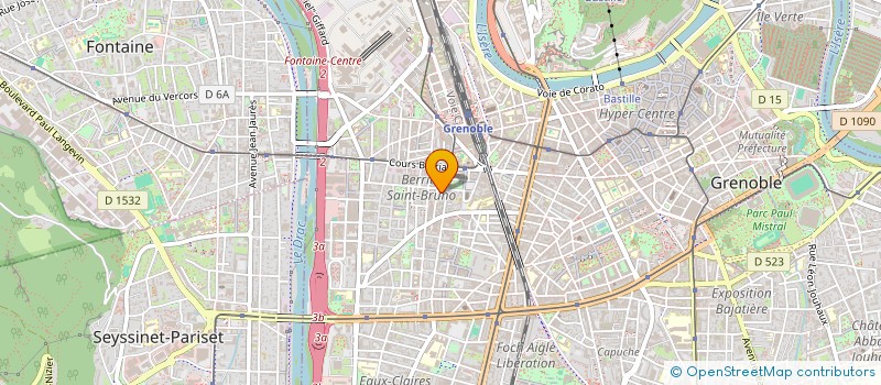 localisation de l'entreprise MONSIEUR MASSIMIA MOHAMED à GRENOBLE