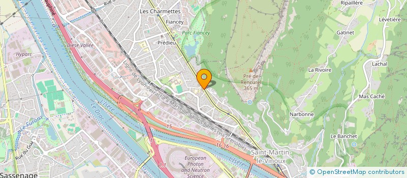 localisation de l'entreprise MONSIEUR MASSIMILIANO CATALIOTTI  SAINT-MARTIN-LE-VINOUX